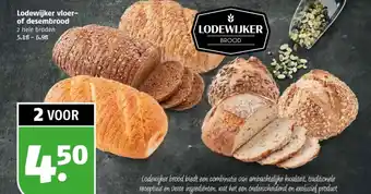 Poiesz Lodewijker vloer of desembrood aanbieding