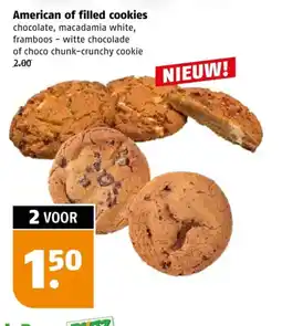 Poiesz American of filled cookies aanbieding