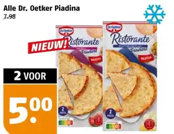 Poiesz Alle Dr. Oetker Piadina aanbieding