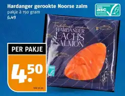 Poiesz Hardanger gerookte Noorse zalm aanbieding