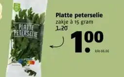 Poiesz Platte peterselie aanbieding