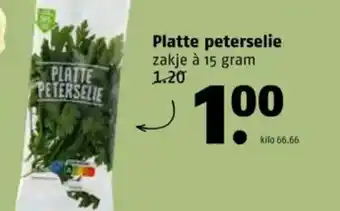Poiesz Platte peterselie aanbieding