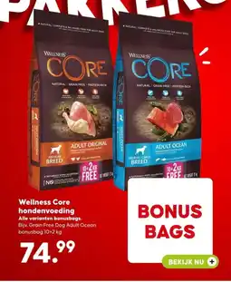 Pets Place Wellness Core hondenvoeding aanbieding