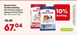 Pets Place Royal Canin hondenvoeding aanbieding