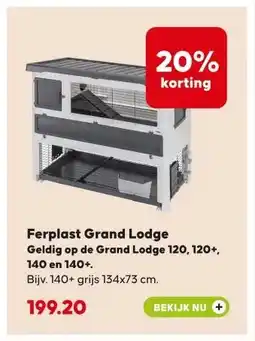 Pets Place Ferplast Grand Lodge aanbieding