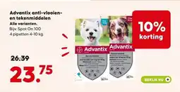Pets Place Advantix anti vlooien en tekenmiddelen aanbieding