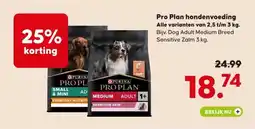 Pets Place Pro Plan hondenvoeding aanbieding