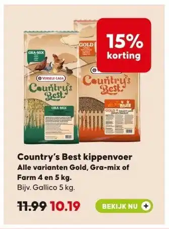 Pets Place Country's Best kippenvoer aanbieding
