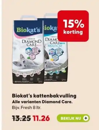 Pets Place Biokat's kattenbakvulling aanbieding