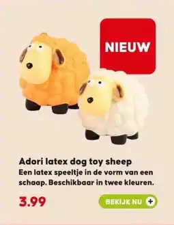 Pets Place Adori latex dog toy sheep aanbieding