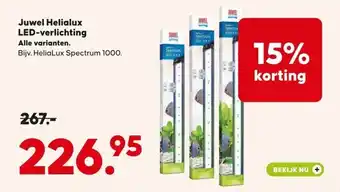 Pets Place Juwel Helialux LED verlichting aanbieding