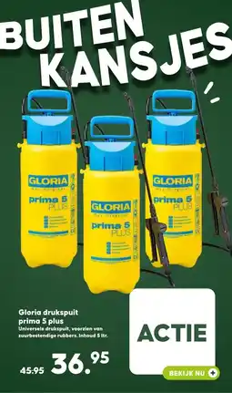 Pets Place Gloria drukspuit prima 5 plus aanbieding