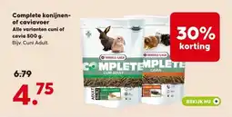 Pets Place Complete konijnen of caviavoer aanbieding