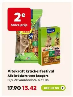 Pets Place Vitakraft kräckerfestival aanbieding