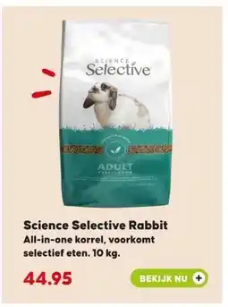 Pets Place Science Selective Rabbit aanbieding