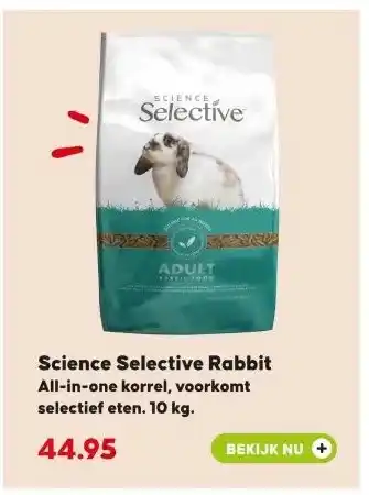Pets Place Science Selective Rabbit aanbieding