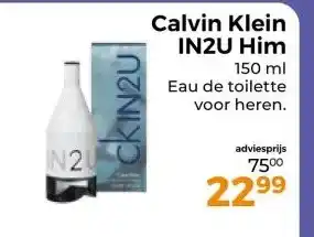 Trekpleister Calvin Klein IN2U Him aanbieding