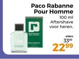 Trekpleister Paco Rabanne Pour Homme aanbieding