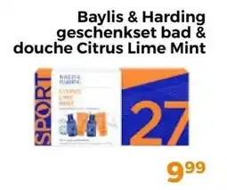 Trekpleister Baylis & Harding geschenkset bad & douche Citrus Lime Mint aanbieding