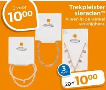 Trekpleister Trekpleister sieraden** aanbieding