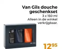 Trekpleister Van Gils douche geschenkset 3 x 150 ml aanbieding