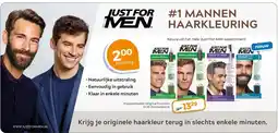 Trekpleister JUST FOR MEN aanbieding