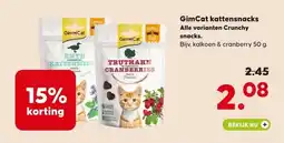 Pets Place GimCat kattensnacks aanbieding