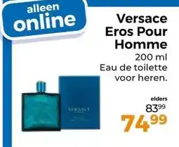 Trekpleister Versace Eros Pour Homme aanbieding