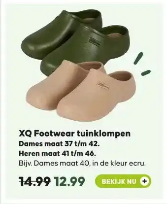 Pets Place XQ Footwear tuinklompen aanbieding