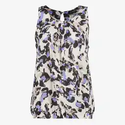 Scapino TwoDay dames singlet met print wit paars aanbieding