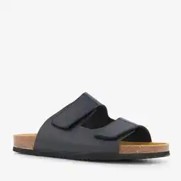 Scapino Hush Puppies heren bio slippers zwart aanbieding