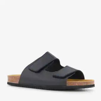 Scapino Hush Puppies heren bio slippers zwart aanbieding
