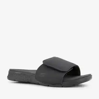 Scapino Skechers Go Consistent heren slippers zwart aanbieding