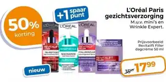 Trekpleister L'Oréal Paris gezichtsverzorging aanbieding