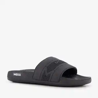 Scapino Mexx heren badslippers zwart aanbieding