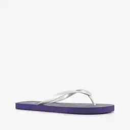 Scapino Dames teenslippers met print blauw aanbieding