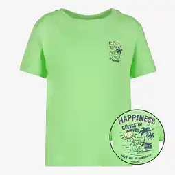 Scapino TwoDay jongens T-shirt met backprint groen aanbieding