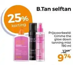 Trekpleister B.Tan selftan aanbieding