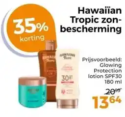 Trekpleister Hawaiian Tropic zonbescherming aanbieding