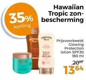 Trekpleister Hawaiian Tropic zonbescherming aanbieding