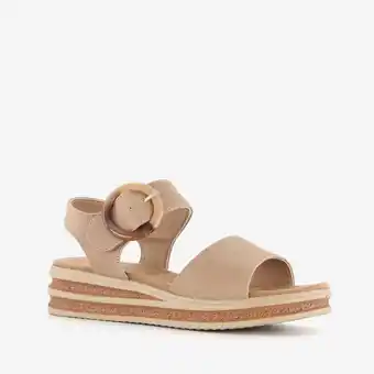 Scapino Natuform dames sandalen beige aanbieding