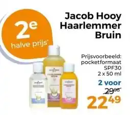 Trekpleister Jacob Hooy Haarlemmer Bruin aanbieding