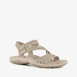 Scapino Skechers Reggae Slim Coffee dames sandalen beige aanbieding