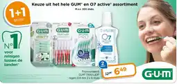 Trekpleister Keuze uit het hele GUM® en O7 activeⓇ assortiment M.u.v. 300 stuks. aanbieding