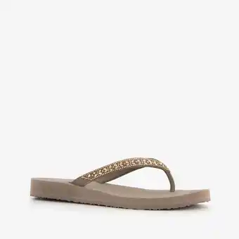 Scapino Skechers Meditation Butterfly Garden teenslippers aanbieding