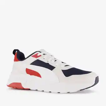 Scapino Puma Trinity Lite heren sneakers wit rood aanbieding