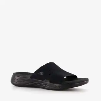 Scapino Skechers On The Go dames slippers zwart aanbieding