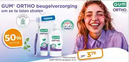 Trekpleister GUM® ORTHO beugelverzorging om ze te laten stralen aanbieding