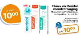 Trekpleister Elmex en Meridol mondverzorging aanbieding