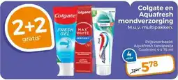 Trekpleister Colgate en Aquafresh mondverzorging aanbieding